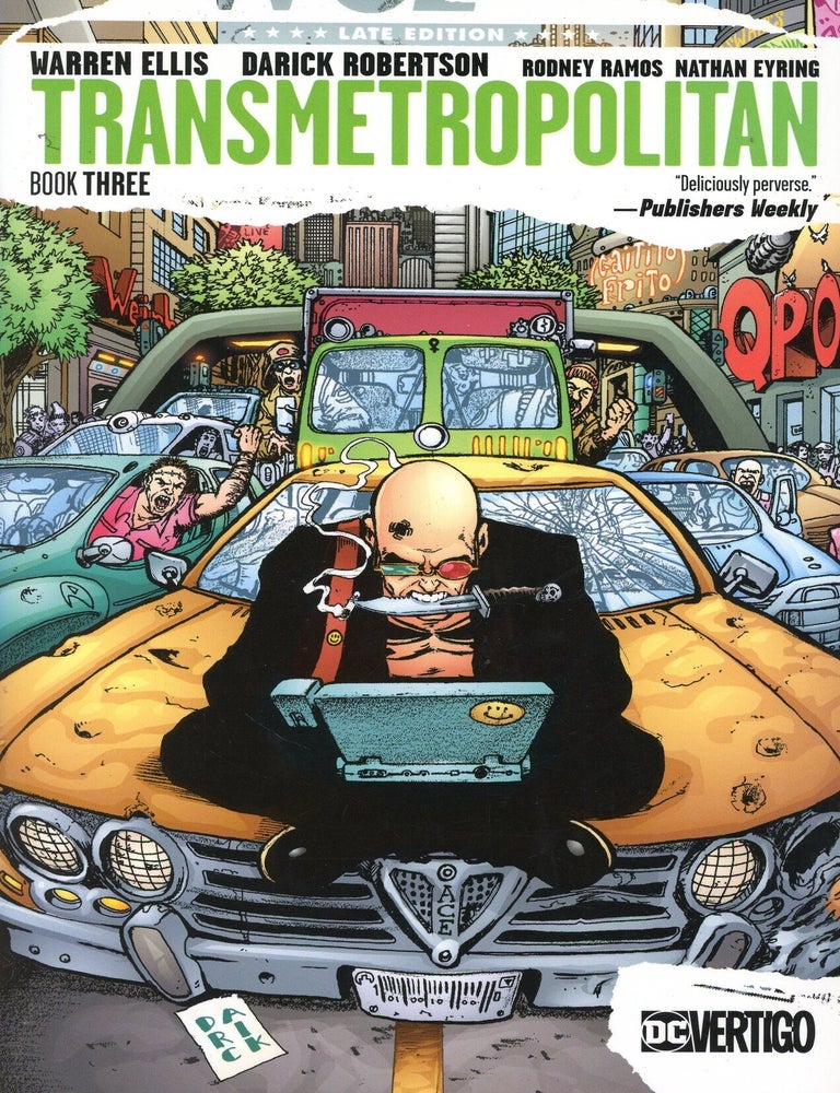 Item #9856 Transmetropolitan (Book Three). Warren ELLIS, Darick Robertson.