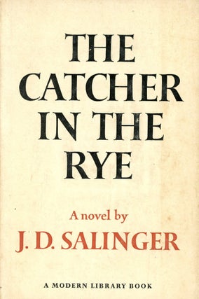 Item #9924 The Catcher in the Rye. J. D SALINGER