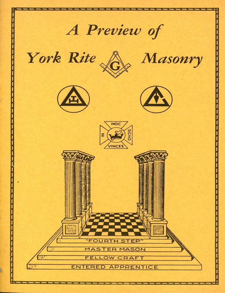 Item #9930 A Preview of York Rite Masonry