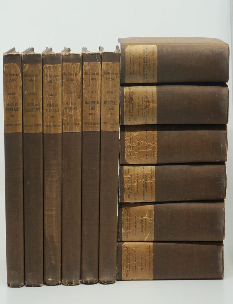 Item #9951 The Novels and Letters of Jane Austen [Twelve Volume Set of the Chawton Edition]. Jane AUSTEN.